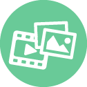 Photos and video icon